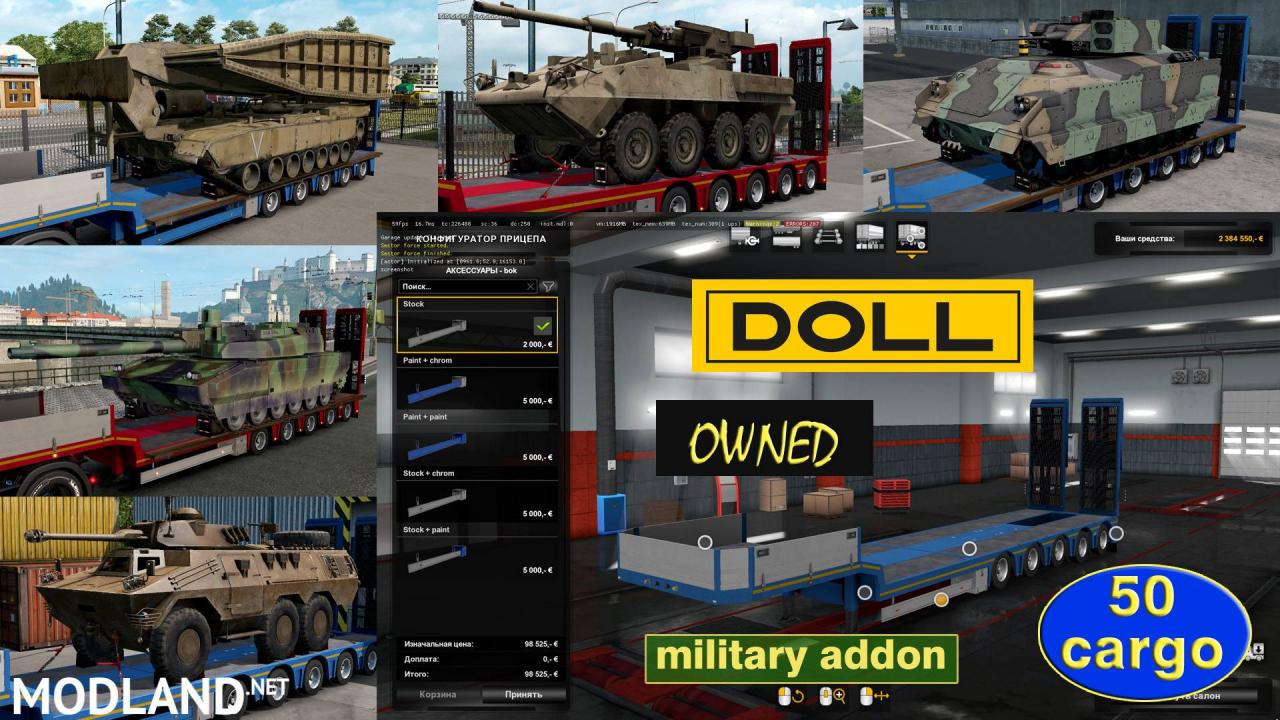 Military Addon for Ownable Trailer Doll Panther
