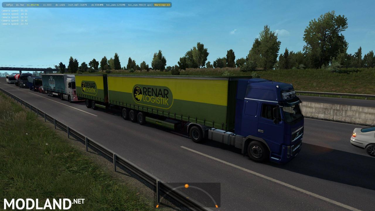 Double Trailers in Traffic 1.34.x