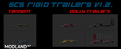 SCS Rigid trailers by Teklic v1.2 1.35.x
