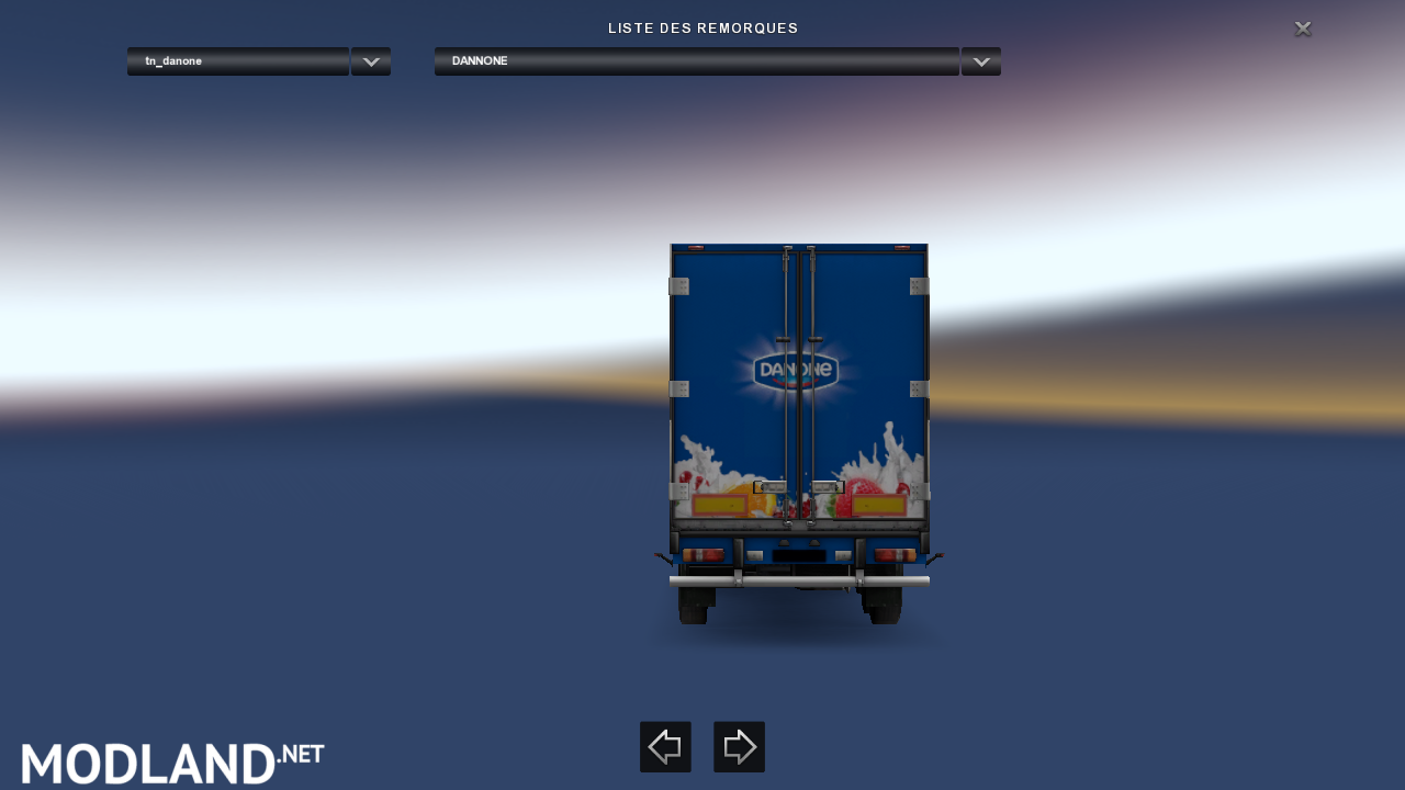 Trailer Dannon v2 For ETS2 1.30