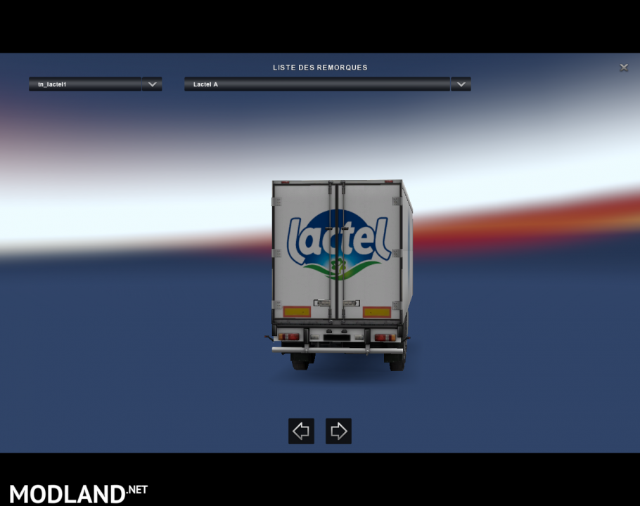 Trailer Lactel For ETS2 1.30.2.X
