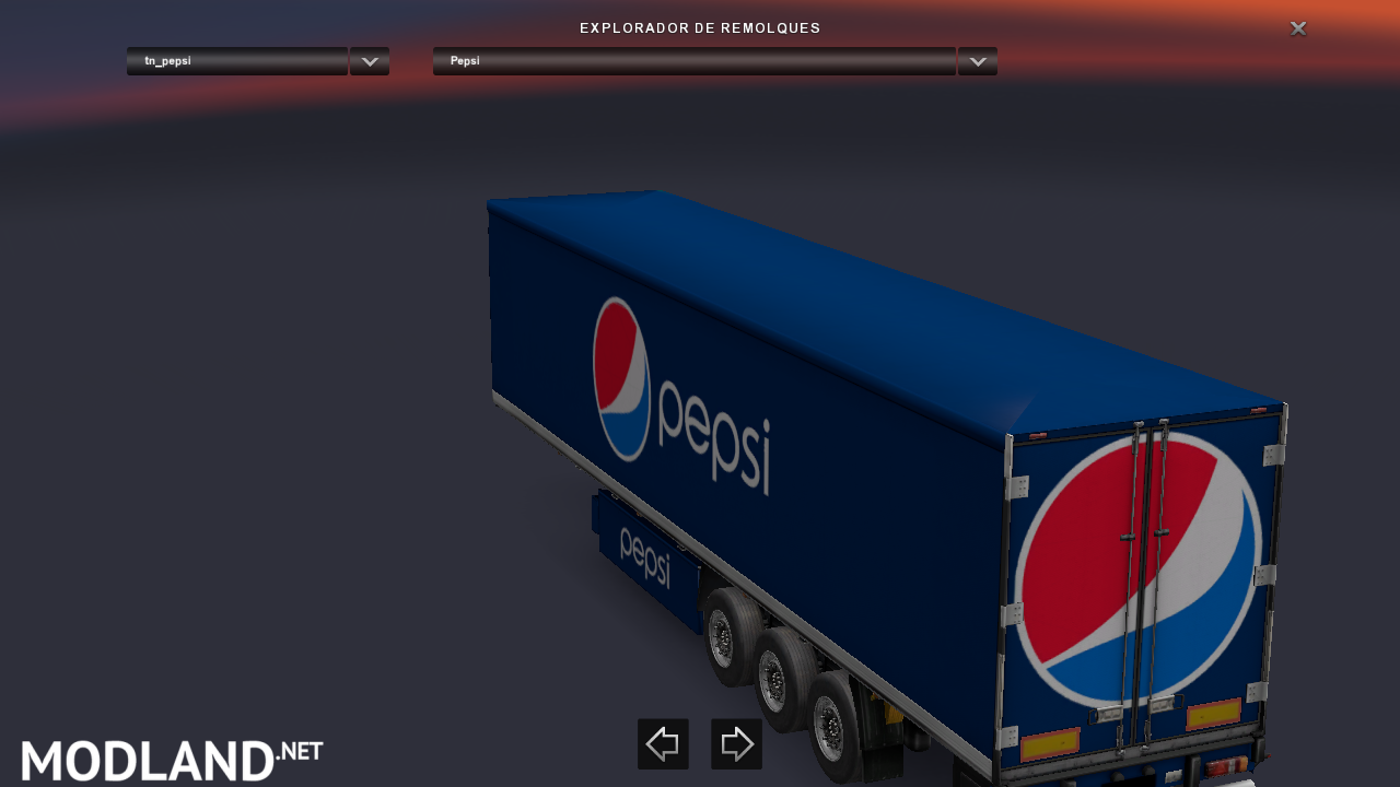Standalone Pepsi Trailer
