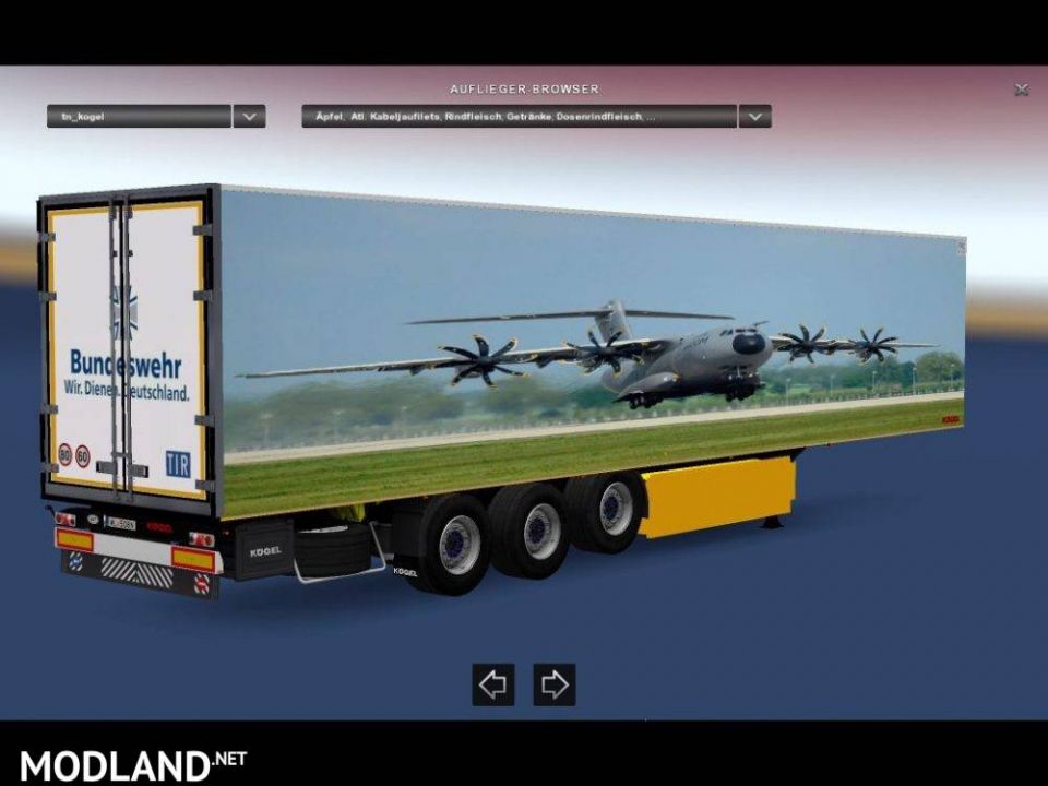 Kamelia Trailer Bundeswehr Skin for 1.28