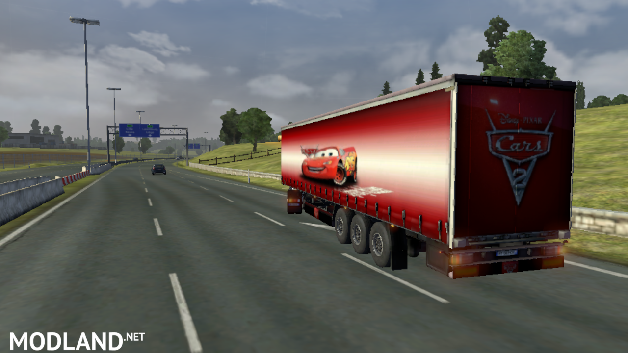 Cars mcqueen trailer