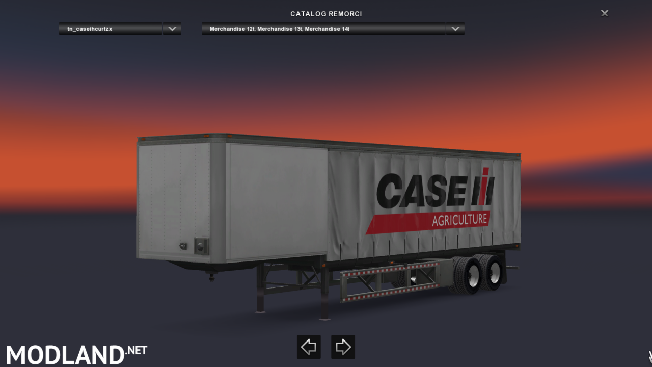 Case IH Curtain Trailer