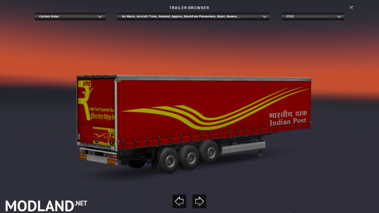 INDIAN TRAILER - INDIA POST