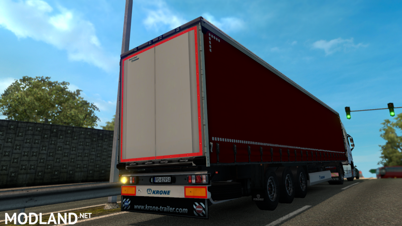 Red krone trailer