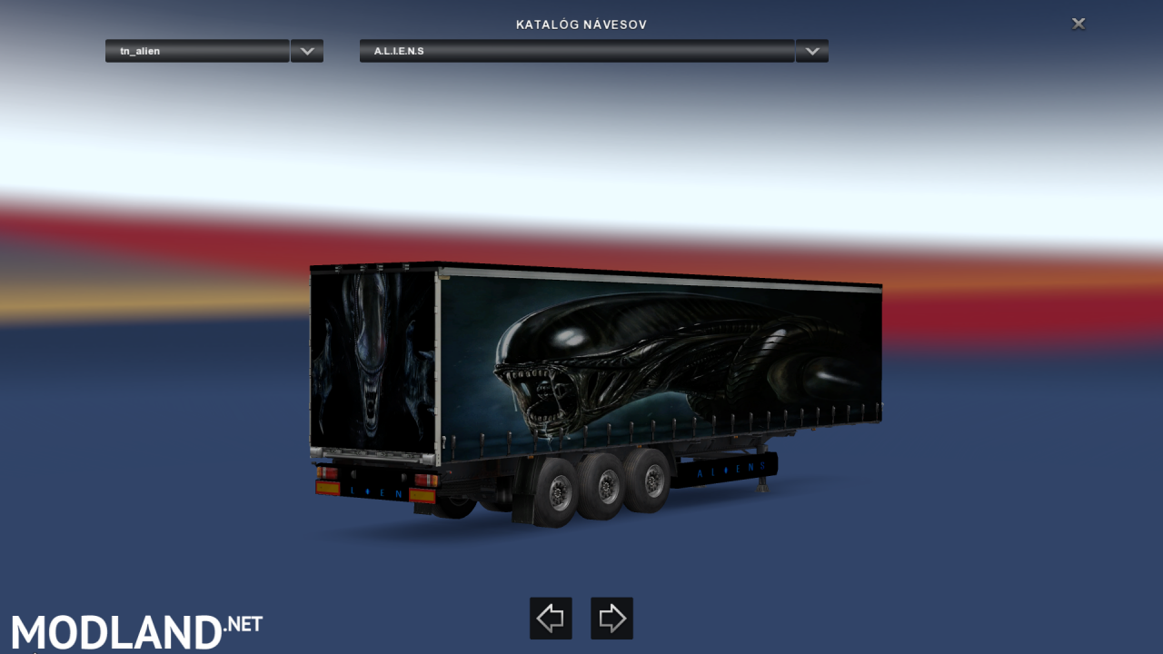 Trailer Aliens 1.30 versia ETS2