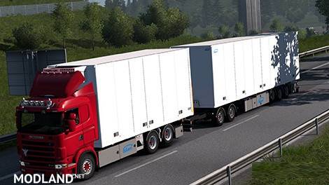 Kraker/NTM/Ekeri Tandem addon for RJL Scania RS & r4