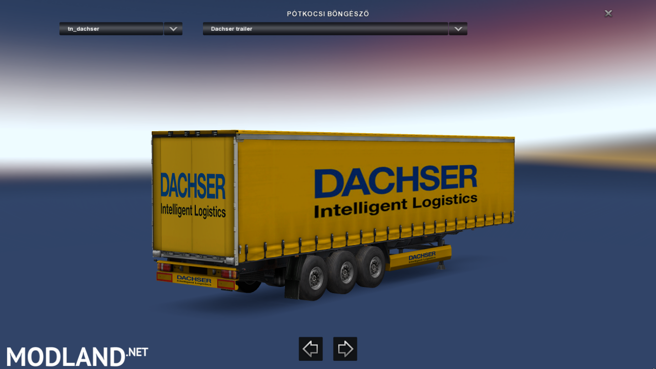 Dachser Logistics trailer