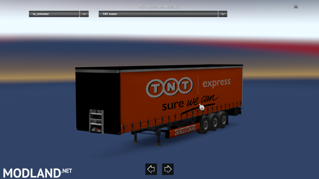TNT Express trailer