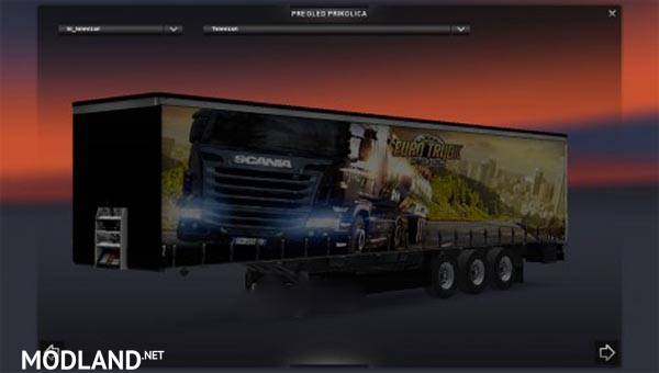 Euro Truck Simlator 2 Trailer Skin