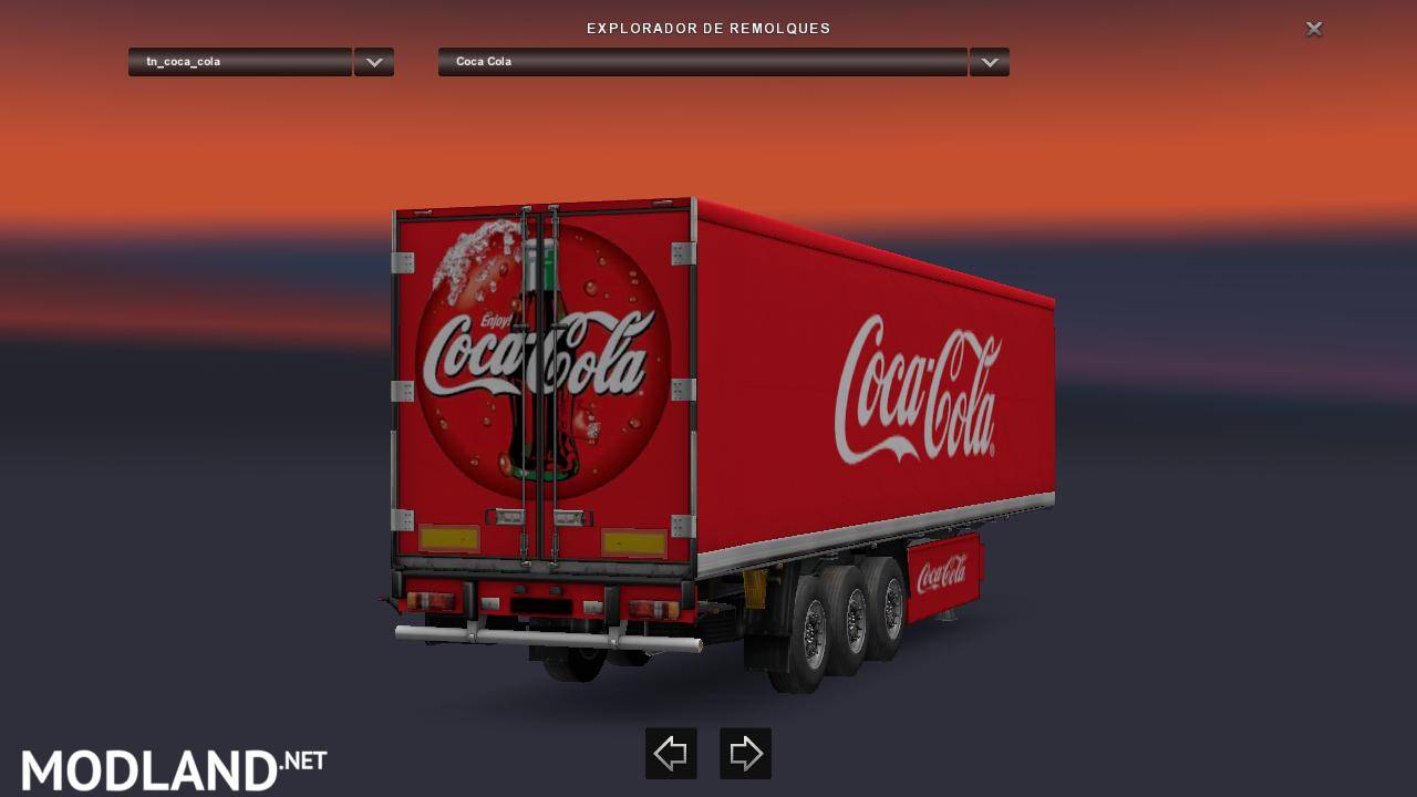 Standalone Coca Cola Trailer