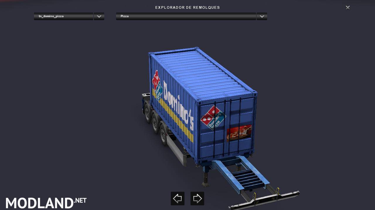 Standalone Domino´s Pizza Trailer