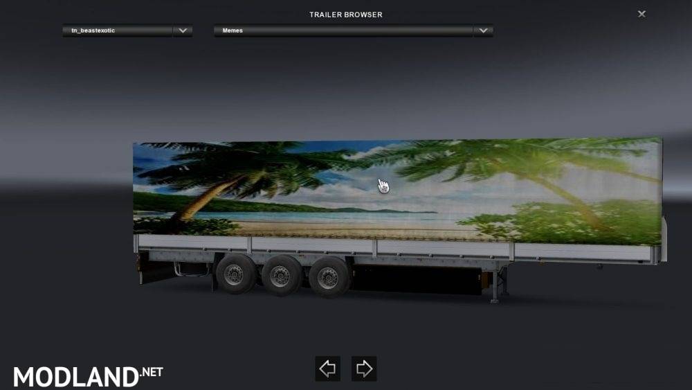 Exotic Trailer skin