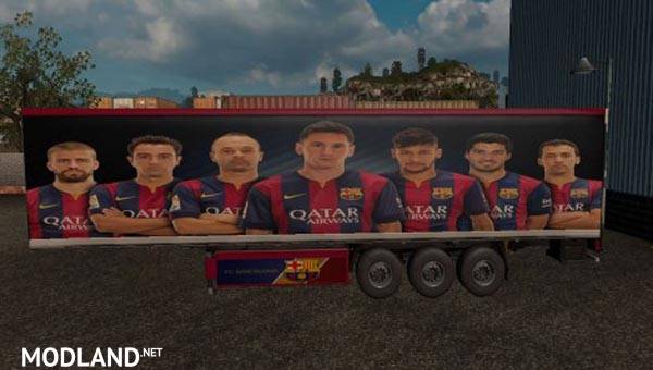 FC Barcelona HD Trailer Skin + Mainfest