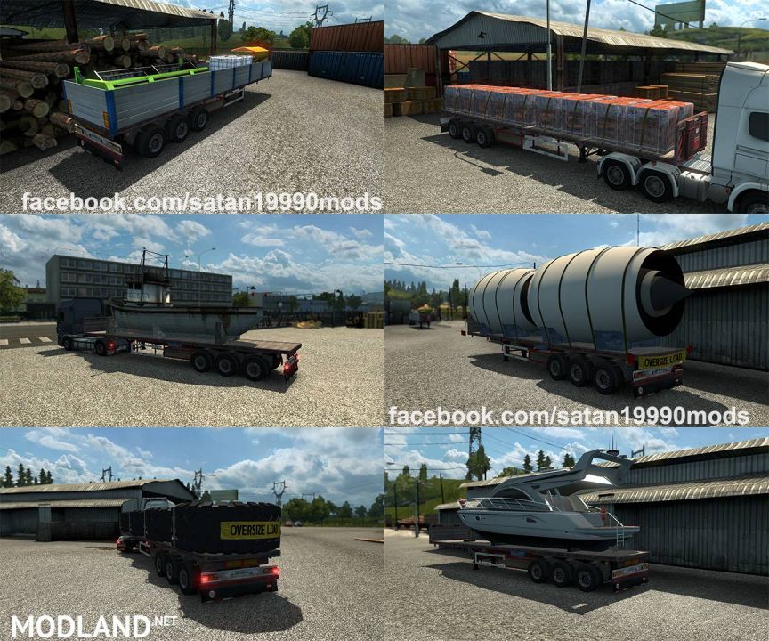 TMP - Flatbed trailer