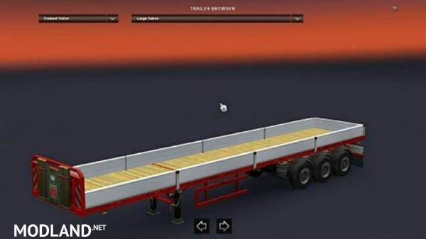 Flatbed Iranian Trailer