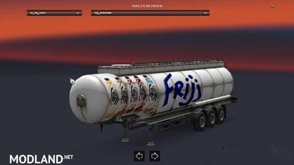 Frijj Milkshake Food Cistern Trailer
