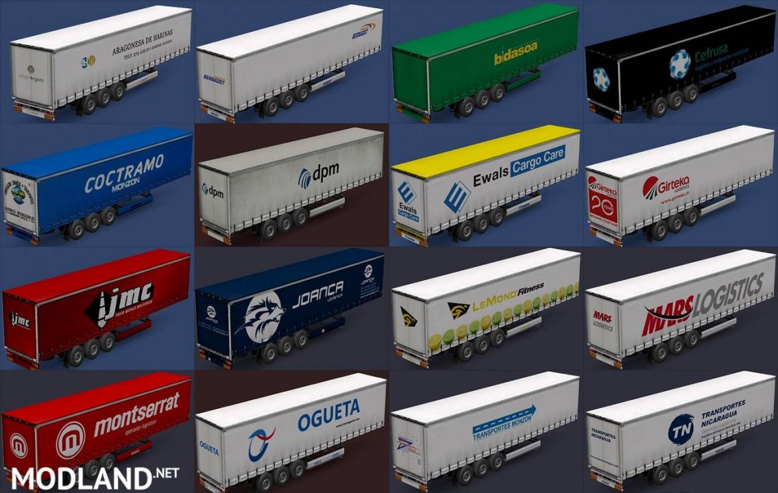 Pack of 30 profiliner trailers