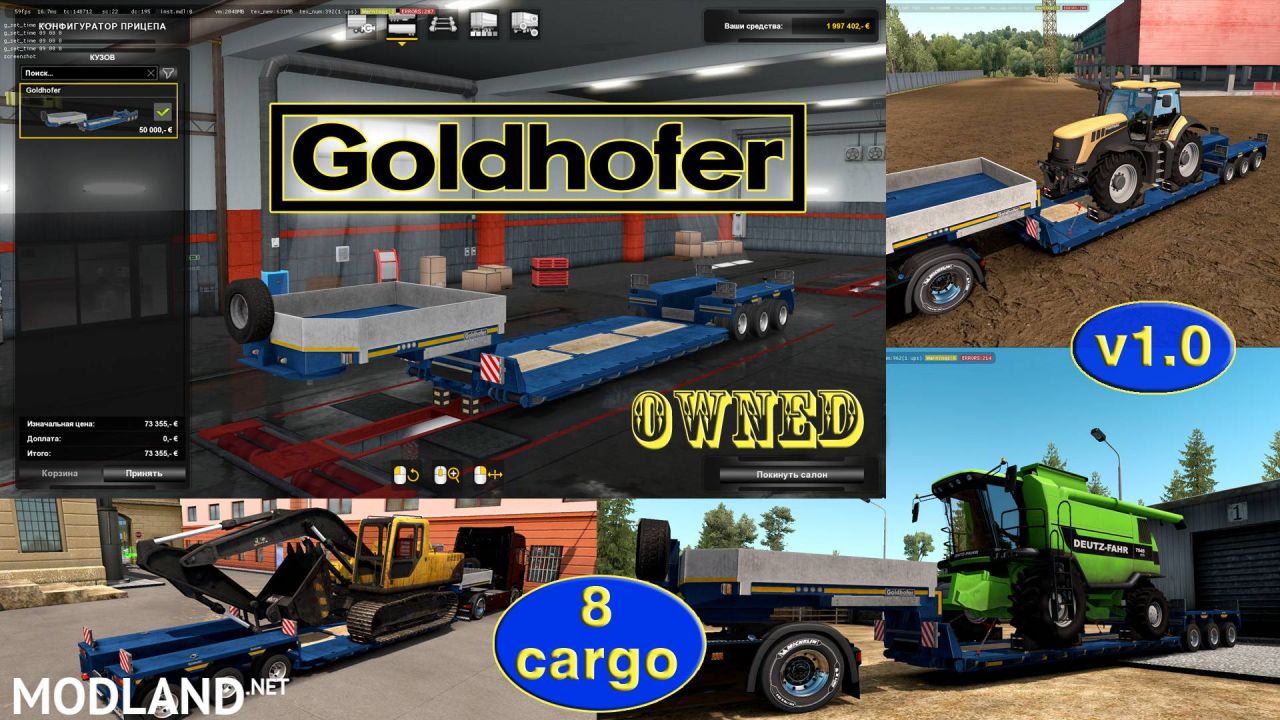 Ownable overweight trailer Goldhofer