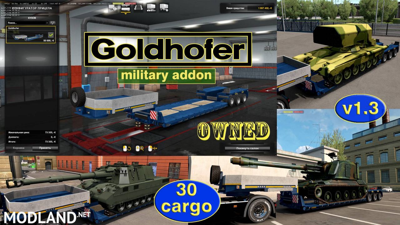 Military Addon for Ownable Trailer Goldhofer