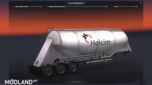 Holcim Cement Trailer