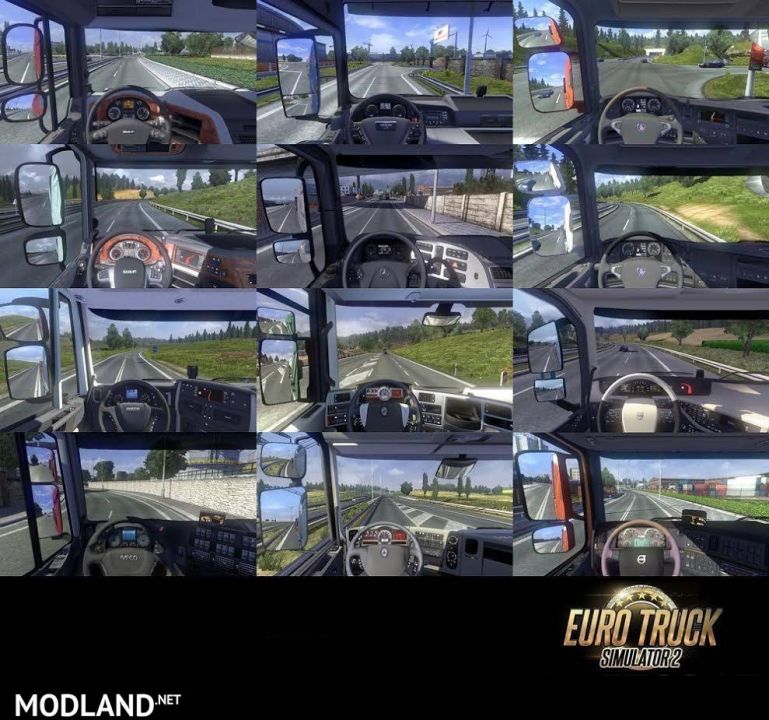 Real Interior Cams ETS2