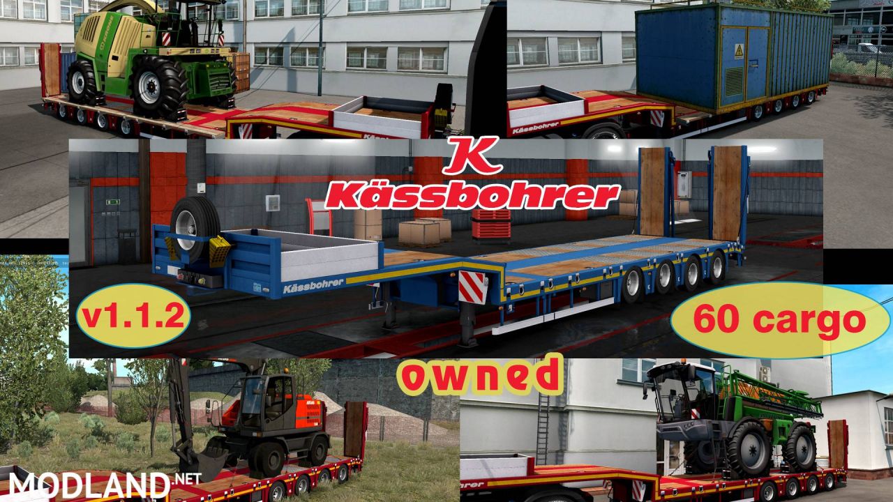 Ownable overweight trailer Kassbohrer LB4E