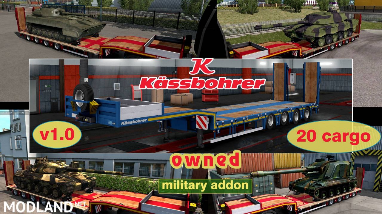 Military Addon for Ownable Trailer Kassbohrer LB4E