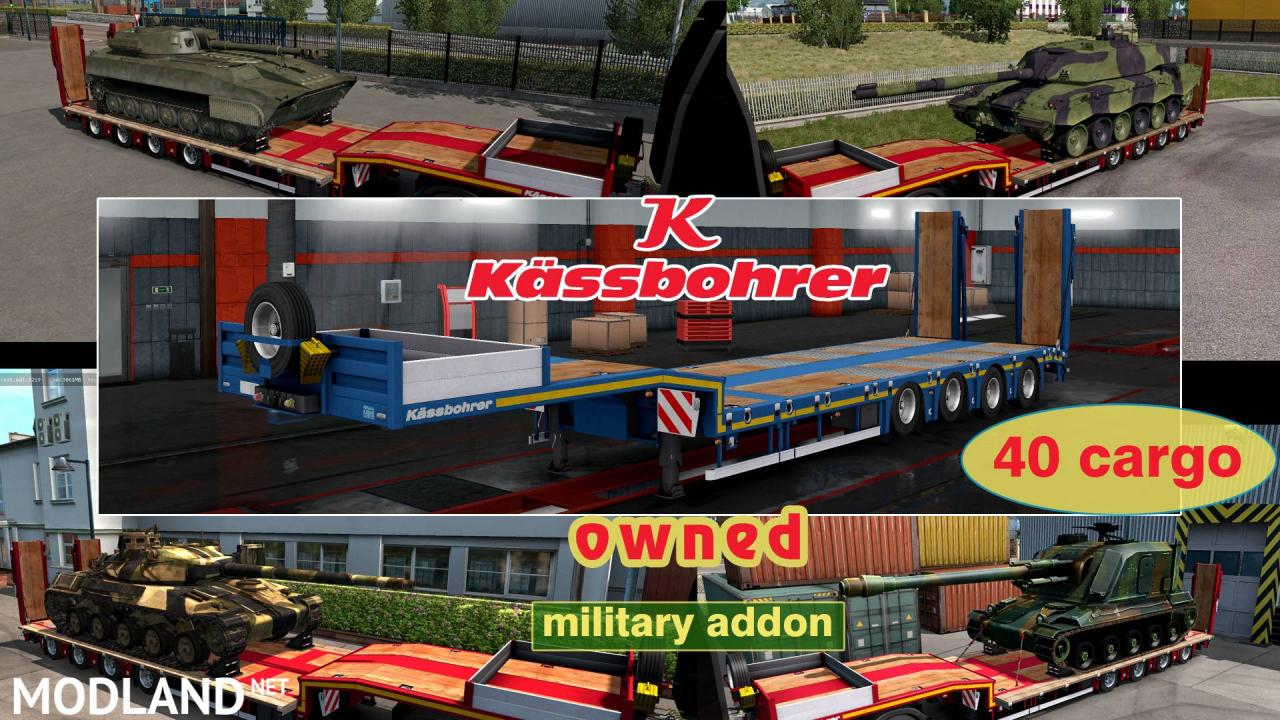 Military Addon for Ownable Trailer Kassbohrer LB4E
