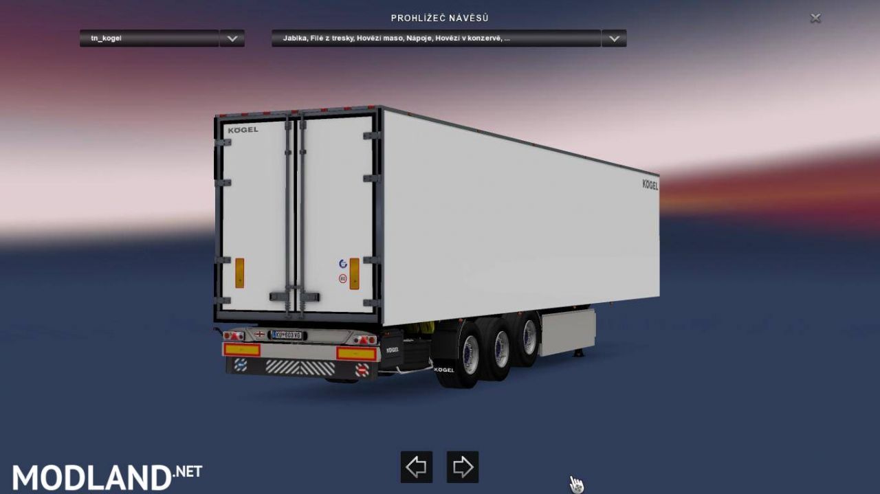 Kogel Trailer White
