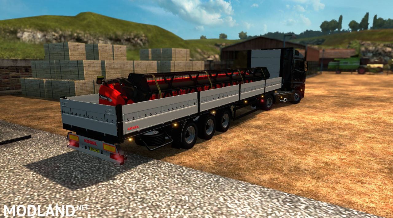 Single trailer - Kogel with Case cutter