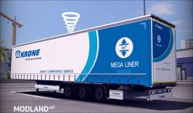 Scs New Krone Reworked Krone Lowbed Megaliner 