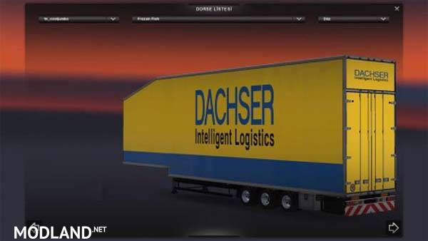 Krone Doubledecker Refrigerated DACHSER Logistics Trailer