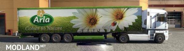 Krone Profiliner and Coolliner Arla Trailer Skin