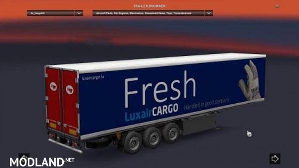 Luxair Cargo trailer pack
