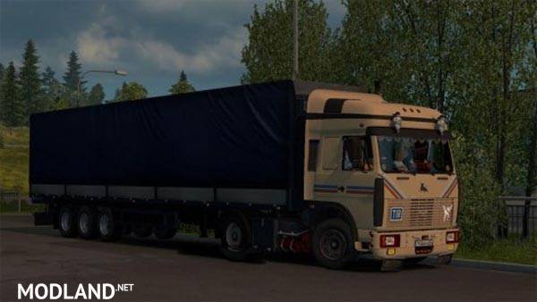 Maz 9758 trailer