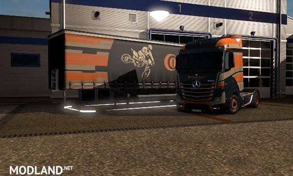 MB Actros MP IV 2014 + trailer Continental Skin