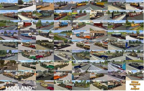 Addons for the Military & Railway Cargo Packs v2.3.2 & v1.8.3 from Jazzycat