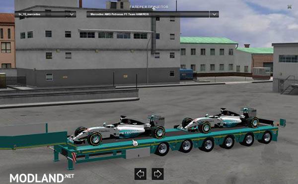 Mercedes AMG Petronas Formula One Team Trailer