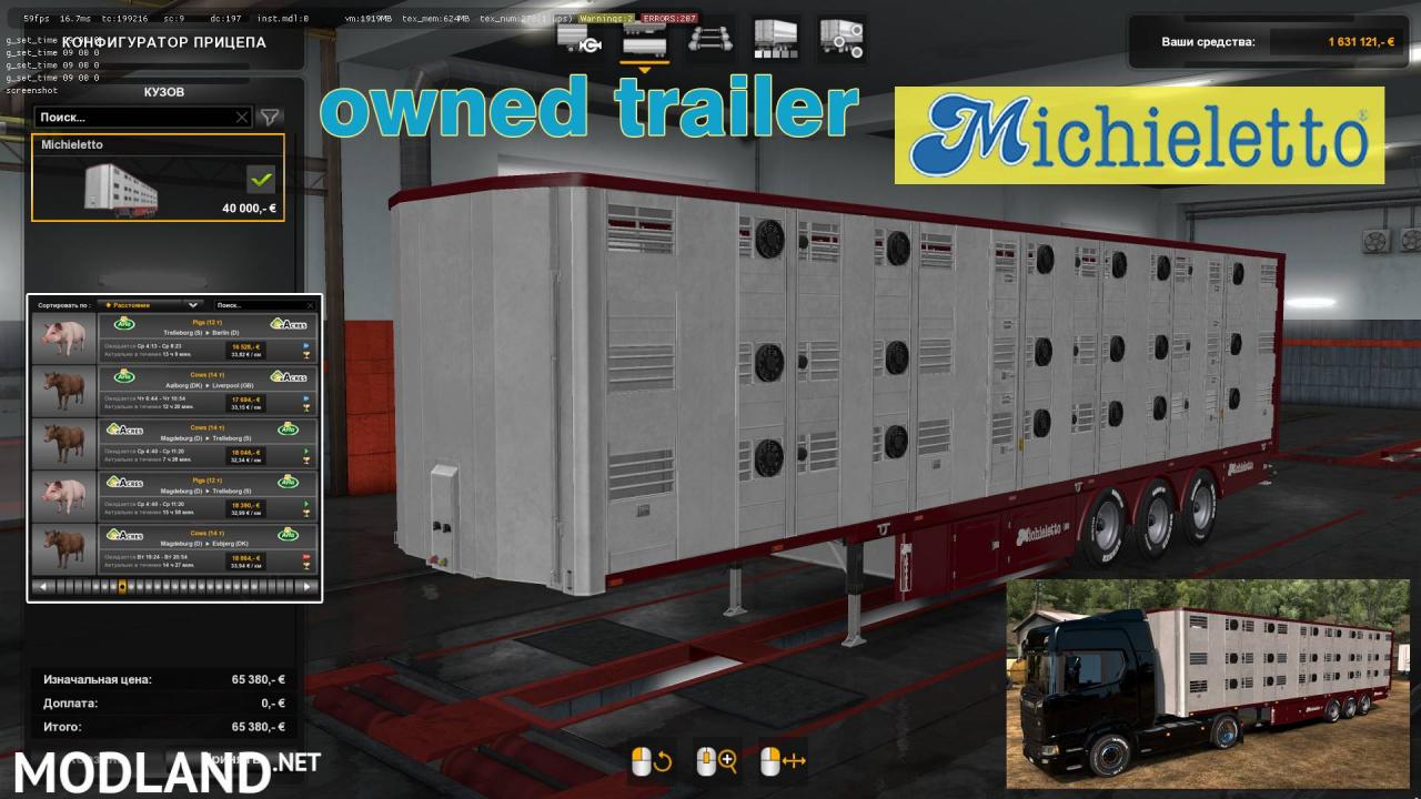 Ownable Livestock Trailer Michieletto