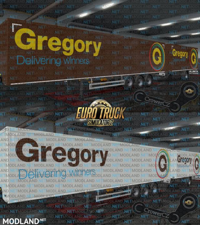 Gregory delivering winners White & Brown - Ownership Trailer Skin