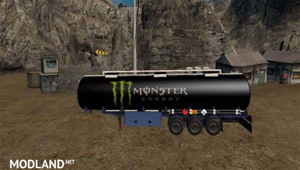 Monster Energy Cistern Trailer Skin