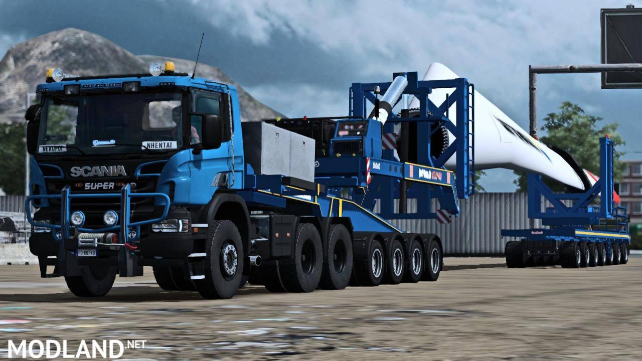 NOOTEBOOM WIND BLADE SPECIAL AND REGULAR TRANSPORT