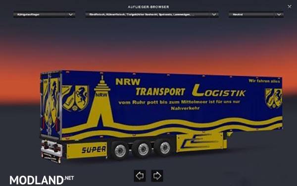 NRW Transport Logistik Trailer