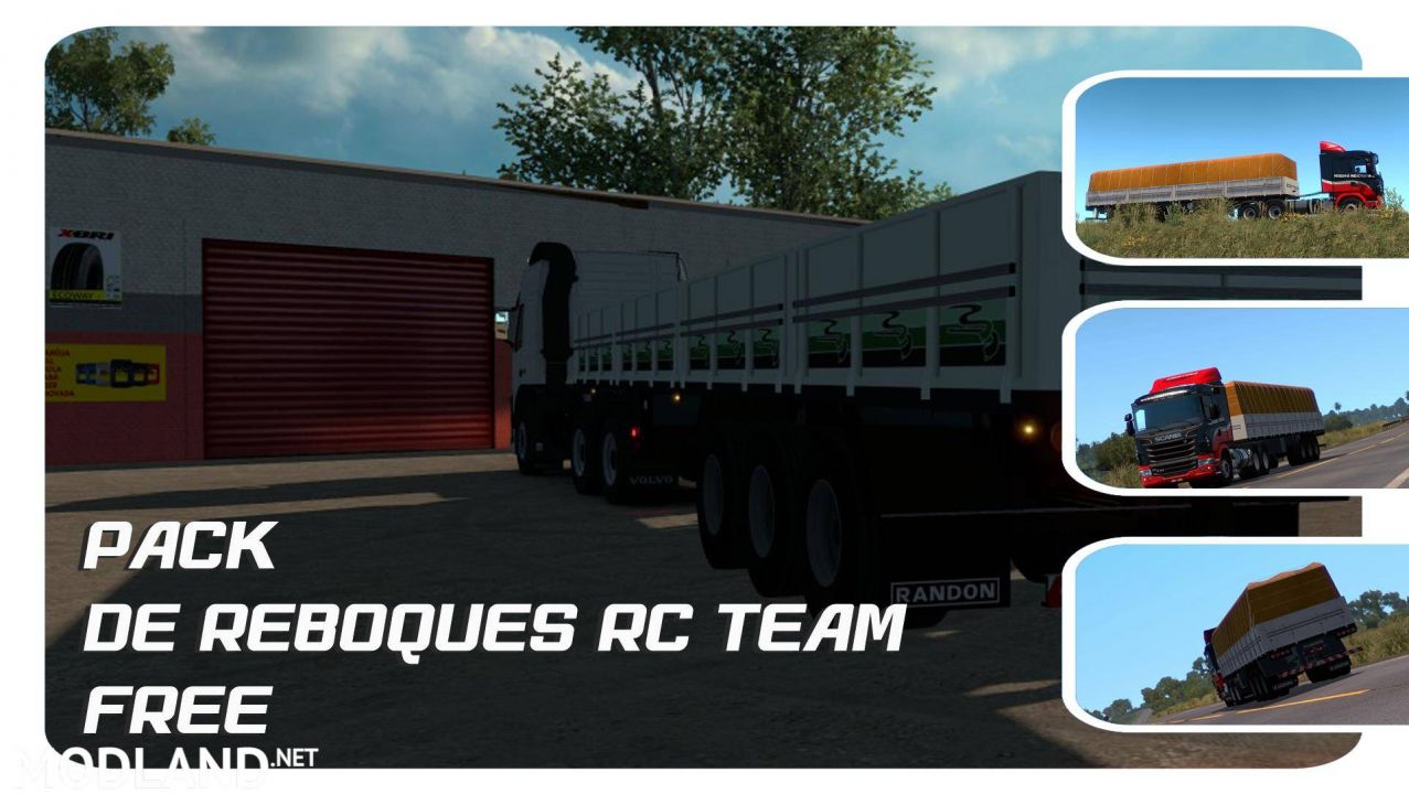 PACK DE REBOQUES FREE RC TEAM