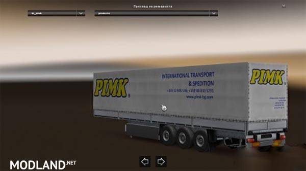 PIMK spedition trailer