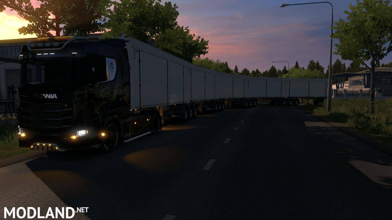 Road Train with default Trailers