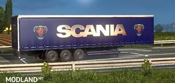 Scania Trailer Blue
